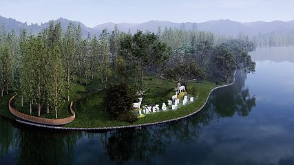 園林景觀湖泊設(shè)計(jì) 自然與人文的完美融合